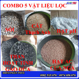 Dùng 5 vật liệu lọc